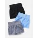  ELASTISCHE SHORTS FITNESS SPORT SHORTS 3-TEILIGES FARBEN-SET SHEIN XS