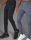  TRAININGSHOSE GRAU SPORT TAPERED ACTIVE ZIPPER BOOHOO L