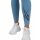  REEBOK DAMEN-LEGGINGS Größe M LANG BLAU