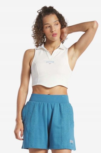  Reebok rL Damen-Sport-T-Shirt mit kurzem Kragen