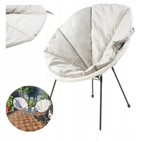 MORE&DECO Kissen 90 x 80 x 4 beige