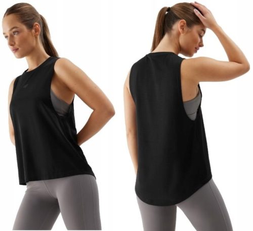  4F LOOSE Damen-Trainingsoberteil, atmungsaktives T-Shirt, T-Shirt TFTSF710 > L