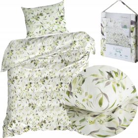 Komfortable 100% Baumwolle Bettwäsche Set 140x200 cm