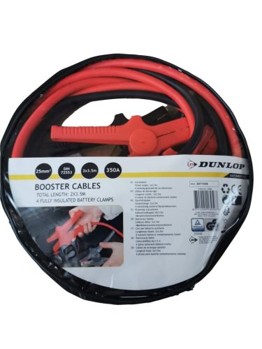  DUNLOP-BOOT-KABEL 2X3,5M 350A