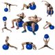  Tunturi TUNTURI Gymnastikball 75 cm schwarz