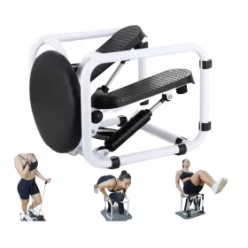    7-in-1-Stepper mit Seil und rotierender Oberflächen-LCD-Anzeige, WEDEQU QS100