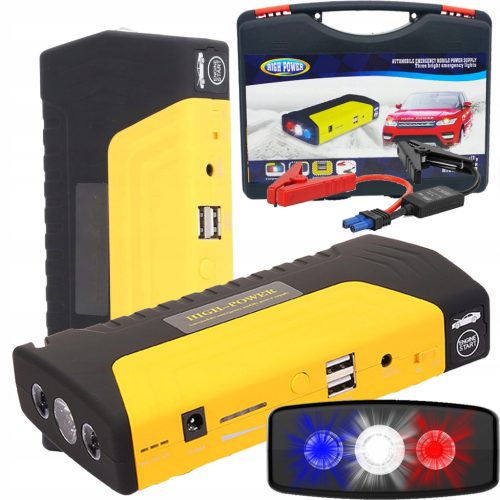  JUMP STARTER POWERFUL START BOOSTER POWERBANK FACKELHAMMER KABEL-SET