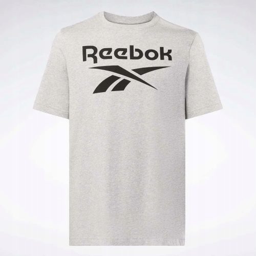  Reebok Damen Sport-Trainings-T-Shirt, kurzärmlig, grau RS