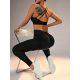  SPORTLEGGINGS MIT HOHEM BUND, SCHWARZ SHEIN S 36