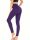 SCHNELL TROCKNENDE LEGGINGS MIT TASCHE, HOHER TAILLE, LILA SHEIN L 40