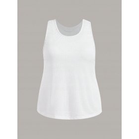  SPORTTOP MIT EINGEBETTETEM BH 2ER-PACK WEISS SHEIN 3XL 46