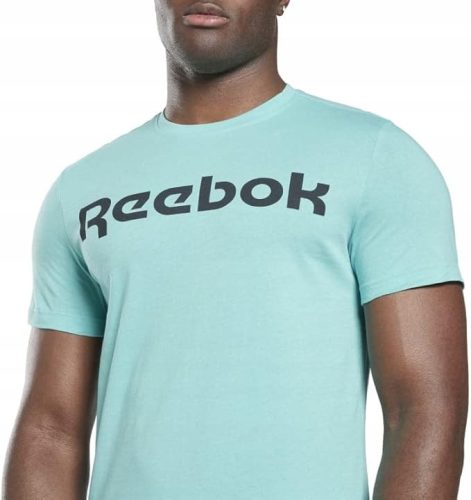  Reebok rM Herren-Kurzarm-Sport-T-Shirt, blau