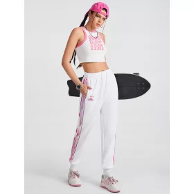   KONISCHE HOSE FÜR DAMEN SPORTTRAINING REGULAR FIT WEISS SHEIN XL 42
