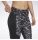  REEBOK R. S PRINT LEGGINGS SHORTS GRAU SCHWARZ 3/4