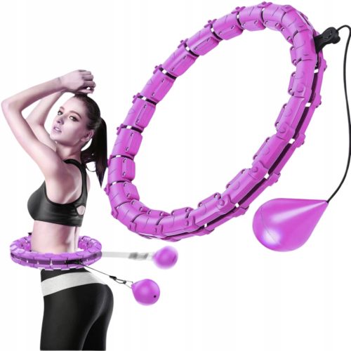  Hula Hoop mit Noppen MSport 46 cm rosa