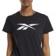  Reebok grafisches Damen-T-Shirt, schwarz, Größe 1X