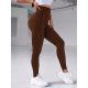  GERIPPTE SPORTLEGGINGS MIT HOHER TAILLE BRAUN SHEIN M 38