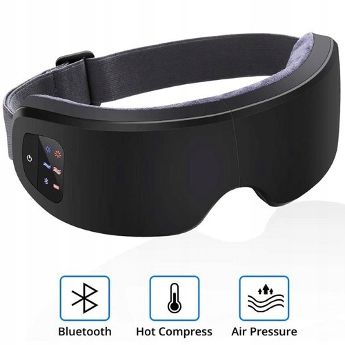  Intelligentes 4D-Bluetooth-Augenmassagegerät, USB-Lade- und Heizmodus