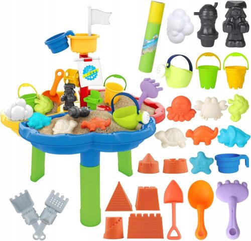  DeAO Kids Sand- und Wassertisch Sandkasten 40-tlg