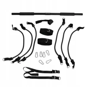  TRAININGSEXPANDER MIT GUMMISTANGE FÜR ÜBUNGEN