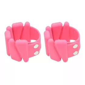  2x Unisex verstellbares Gewichtsarmband Fitnessarmband Pink