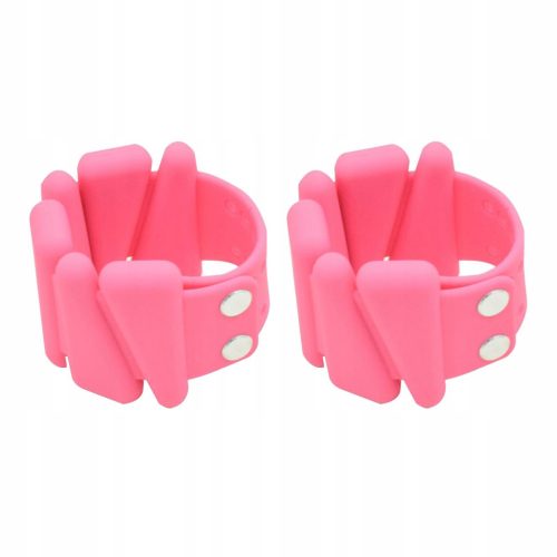  2x Unisex verstellbares Gewichtsarmband Fitnessarmband Pink