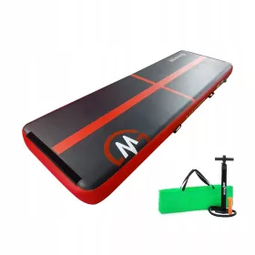    Airtrack-Akrobatikbahn MASTER 300 x 100 x 10 cm – Schwarz und Rot