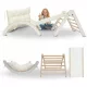  MAMOI Kletterset 4 in 1. Wippe + Rutsche + Dreieck + Kissen
