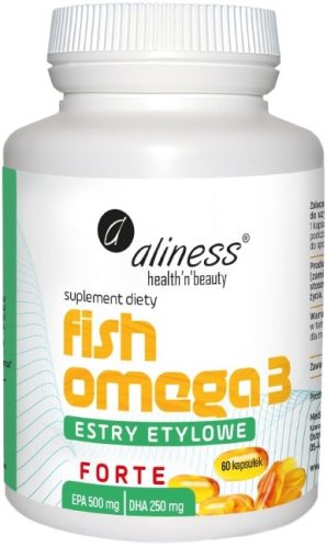 Aliness Fish Omega-3 Forte: Hochkonzentrierte Omega-3 Fettsäuren in Weichkapseln
