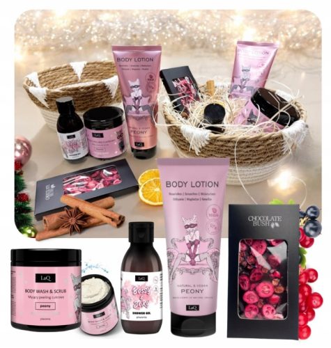  Großer Weihnachtsgeschenkkorb, vegane Kosmetik für Sie, Schokolade