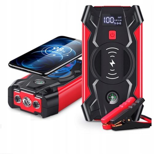  JUMP STARTER BOOSTER POWERBANK LEISTUNGSSTARKES TASCHENLAMPEN-SET 20000 mAh