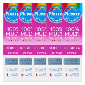   Plusssz 100% Multi-Vitamin Komplex für Frauen, 20 Brausetabletten, Zuckerfrei