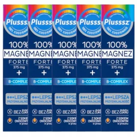   Plusssz 100% Magnesium Forte + B-Komplex - Brausetabletten mit Q10 für Nerven & Energie