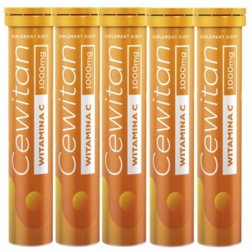 CEWITAN Vitamin C 1000mg - 24 Brausetabletten mit Zitronengeschmack