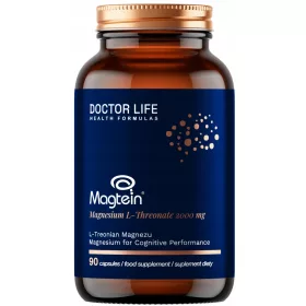   Doctor Life Magtein Magnesium L-Threonat Kapseln - Förderung der Gehirngesundheit
