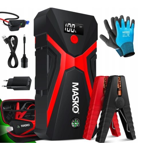  AUTO BOOSTER MASKO JUMP STARTER POWERBANK BATTERIE STARTEN 3000A
