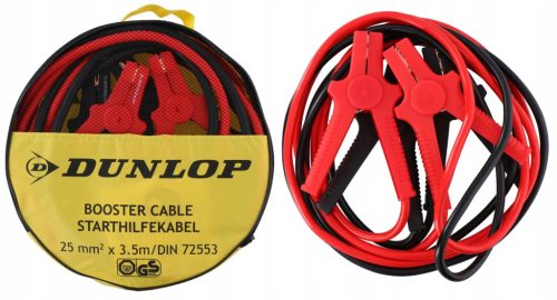  Kabel, dicke, massive Überbrückungskabel DUNLOP 350A 2x3,5m