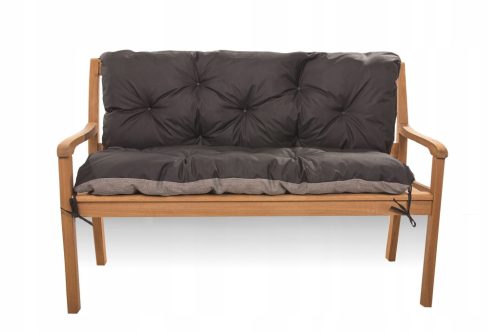  Gartenkissen für Bank, Schaukel, Gartenmöbel, gesteppt, 160 x 60 x 50 cm