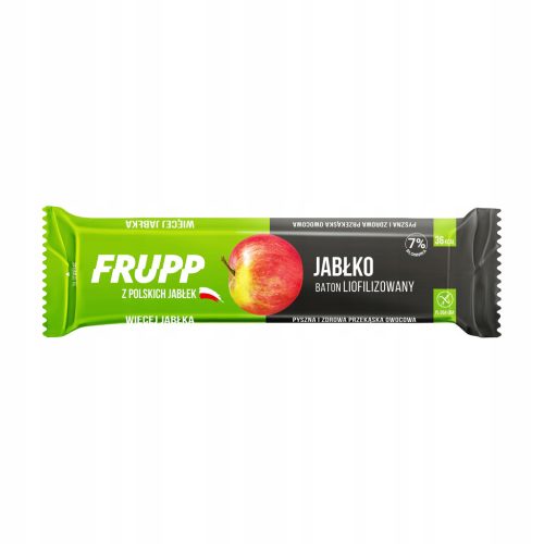 25er Set FRUPP Apfelriegel, gefriergetrocknet, glutenfrei, 9g - ideal für Kinder