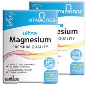   Vitabiotics Ultra Magnesium 375mg, 120 Tabletten - Nahrungsergänzungsmittel