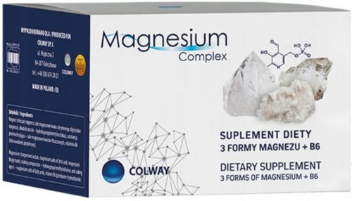 Magnesium Complex von Colway - Unterstützt den Elektrolythaushalt und Muskelfunktion, 60 Kapseln
