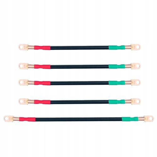  4AWG flexibles Kupfer-Golfwagen-Batteriekabel-Set