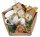  Weihnachtsgeschenk, großer Geschenkkorb, Weihnachtsmann-Geschenkbecher, Tee
