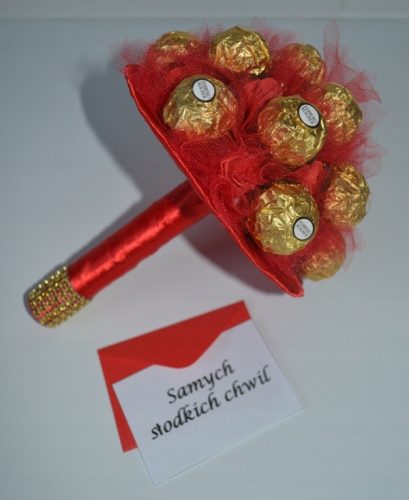  Schöner SüßigkeitenstraußFerrero Rocher Geschenk 24 cm