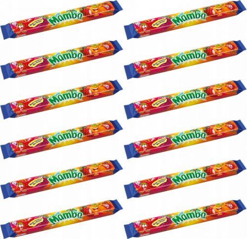 Mamba Kaugummi 12er Pack, Fruchtgeschmack, 106g