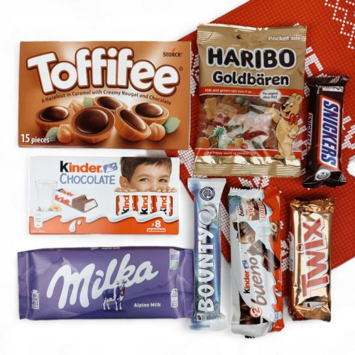  Eine Packung Süßigkeiten für den Weihnachtsmann