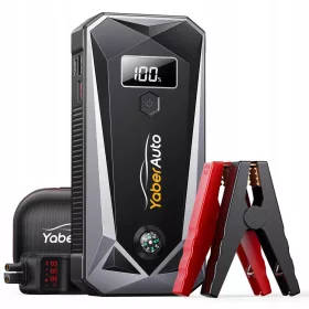    YaberAuto 5000A Autobatterie-Starthilfe, tragbarer Auto-Starthilfe, YA40