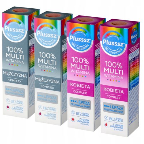 Plusssz 100% Multivitamin-Komplex für Männer und Frauen, 86 g