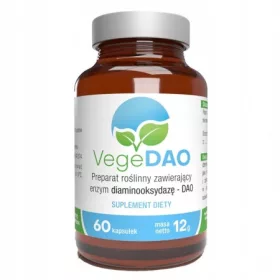   VegeDAO Diaminoxidase Supplement bei Histaminintoleranz, 60 Tabletten