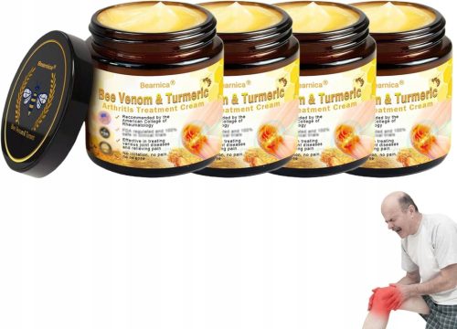  Bearnica Bienengift- und Kurkuma-Arthritis-Therapiecreme, Bienengiftgelenk